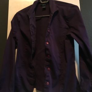 Purple Ann Taylor shirt size 4